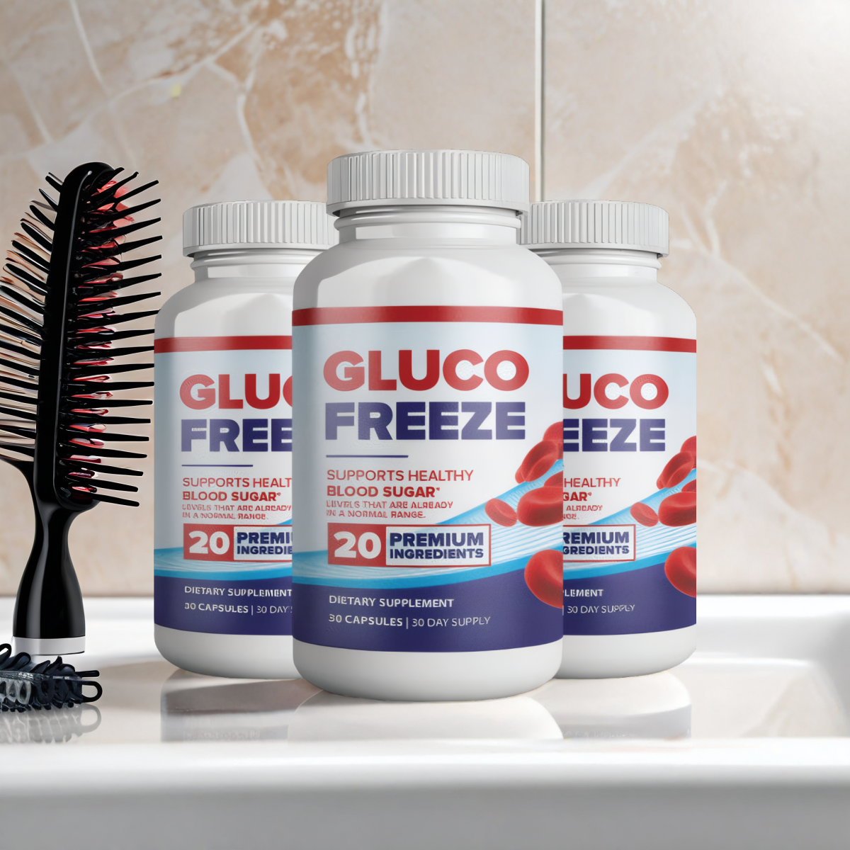 Glucoze - 3 Bottles - 60 Day Supply