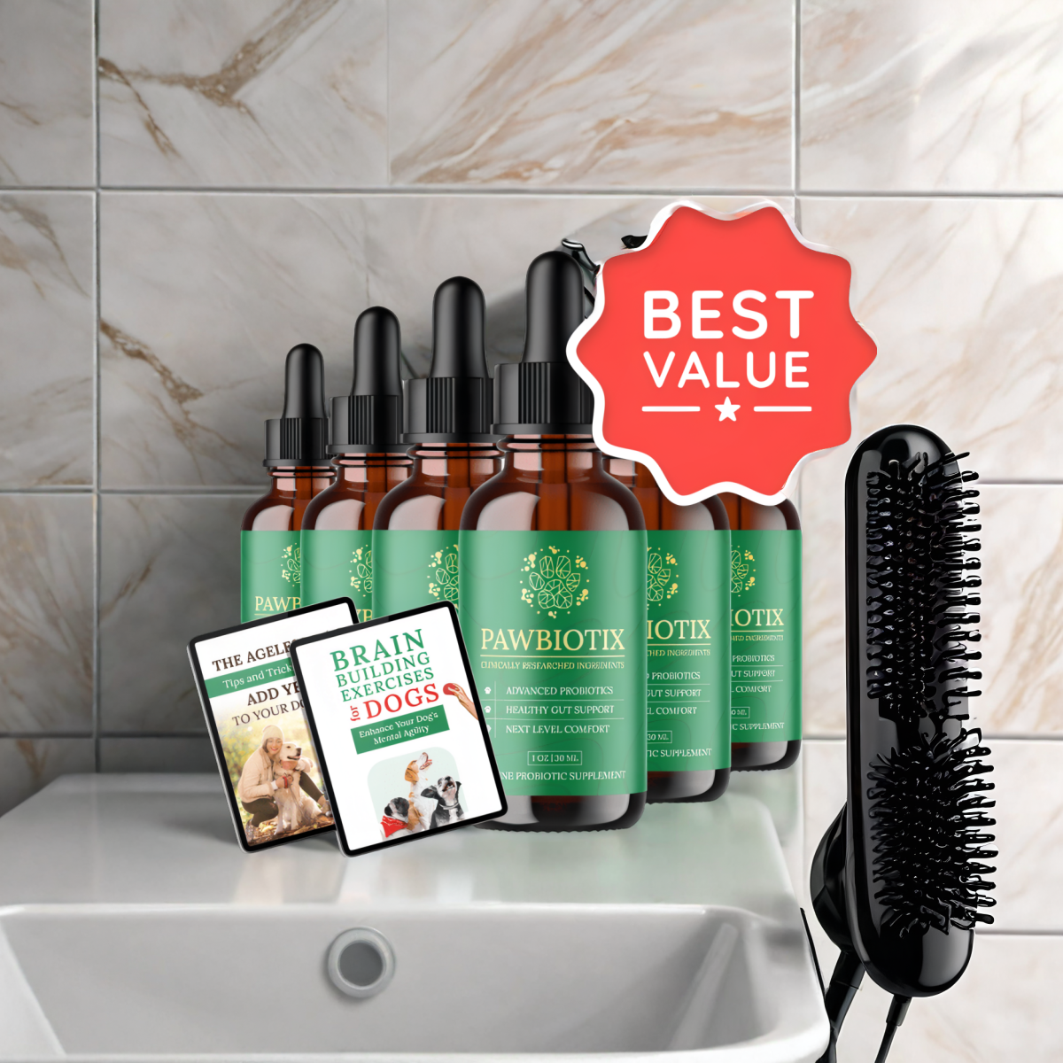 Pawbiotix - 6 Bottles + 2  Ebooks